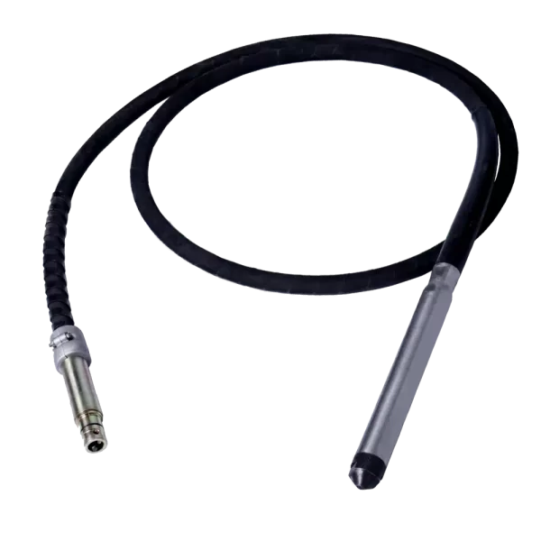 Eje Flexible y Cabezote Redondo para Vibrador de Concreto. - Imagen 3